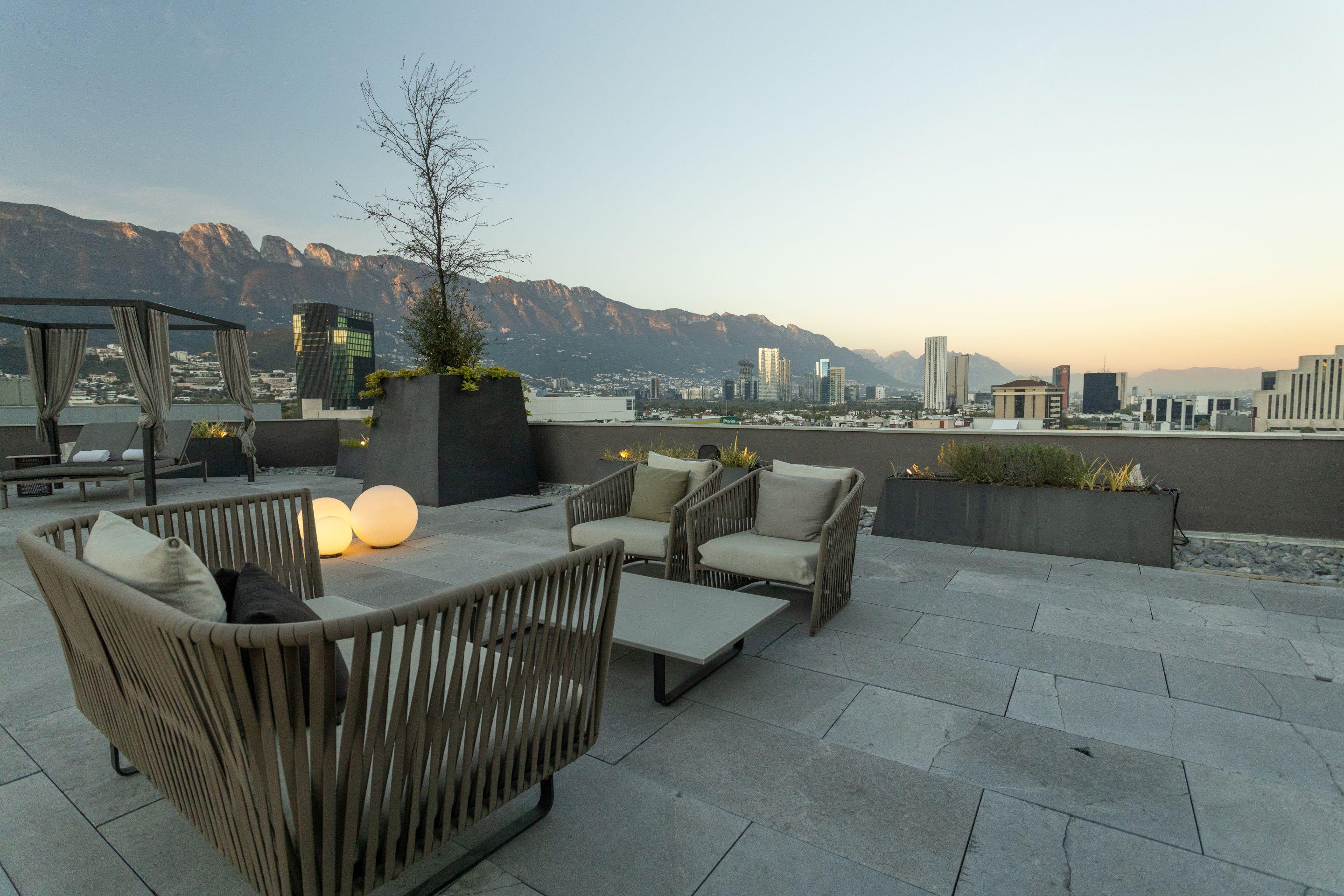 Hotel Camino Real Fashion Drive Monterrey à San Pedro Garza Garcia Extérieur photo Rooftop terrace