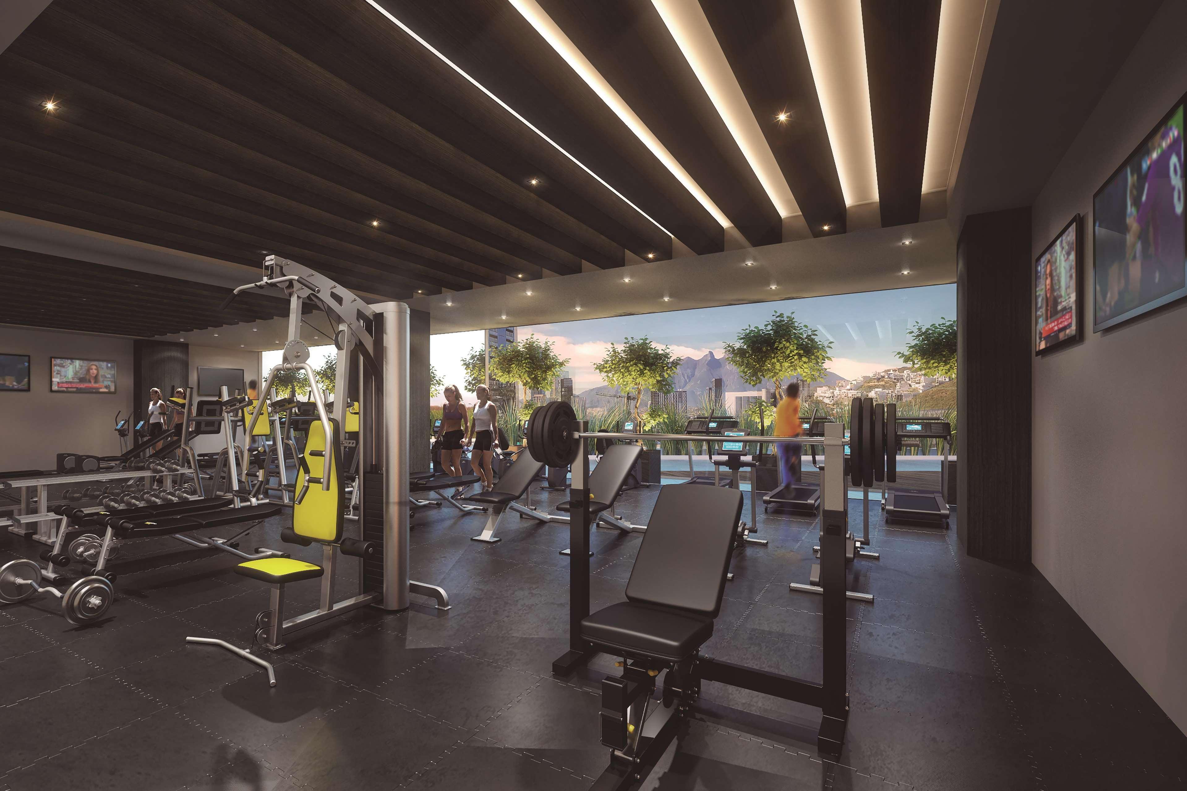 Hotel Camino Real Fashion Drive Monterrey à San Pedro Garza Garcia Extérieur photo The gym at the 10th floor